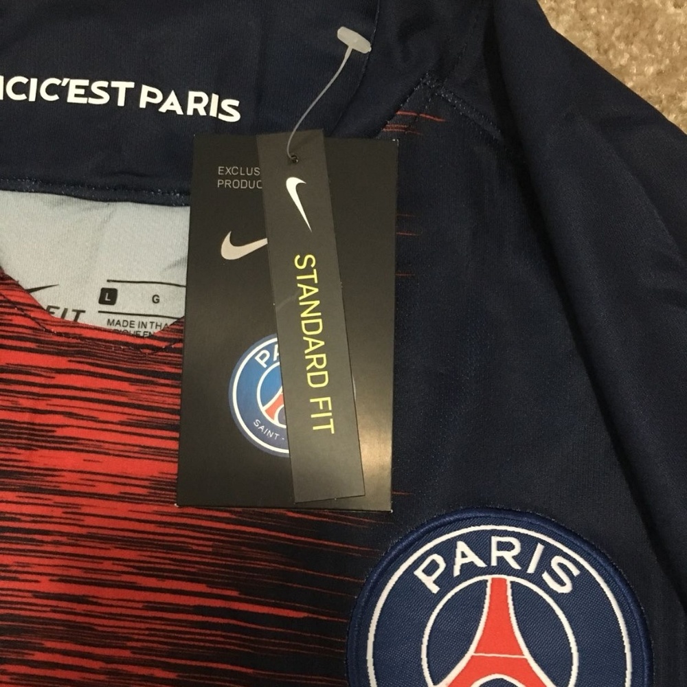 PSG Paris Saint Germain Home 18/19 Jersey LIGUE 1 - Picture 3 of 6